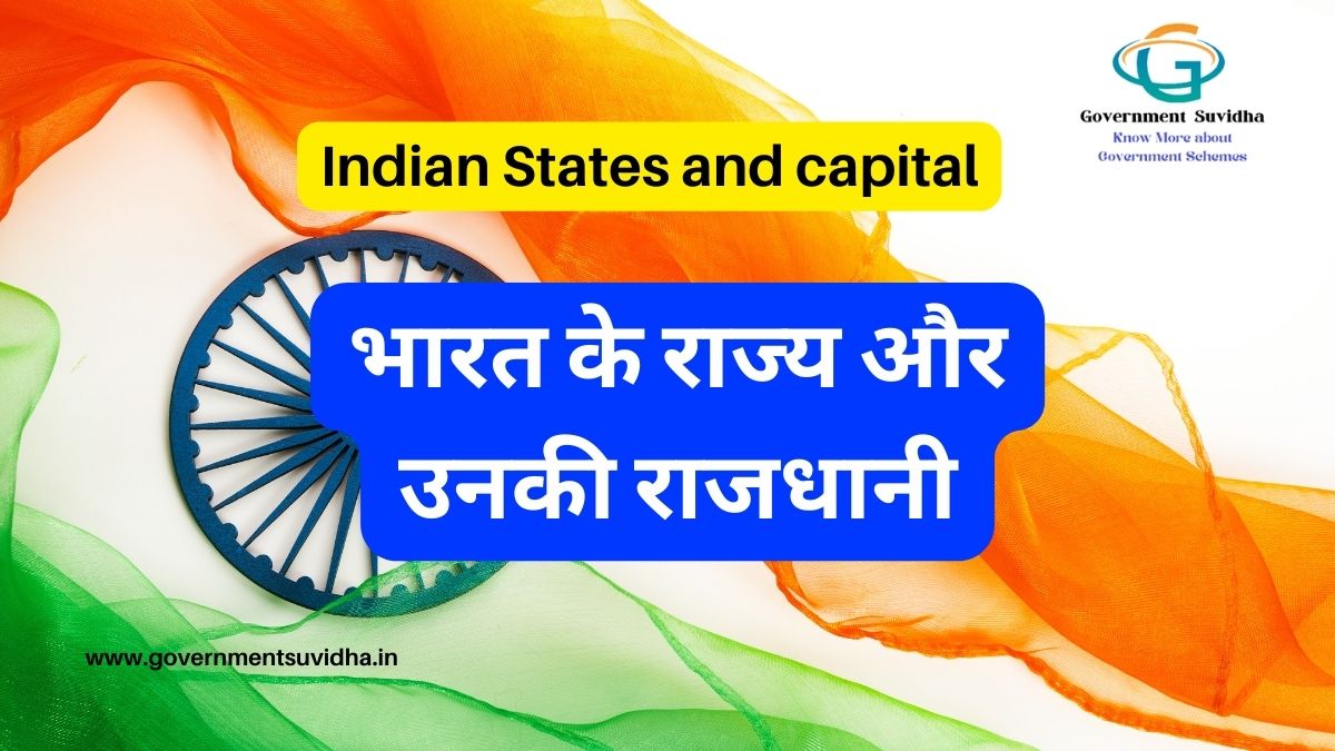 Indian States and capital